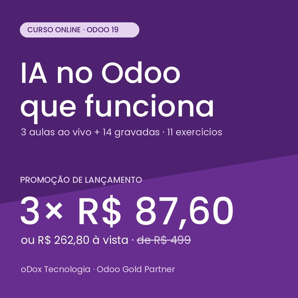 IA no Odoo que funciona